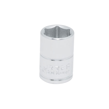 Urrea 1/4"drive, 12mm, 6 point metric short socket 4712M